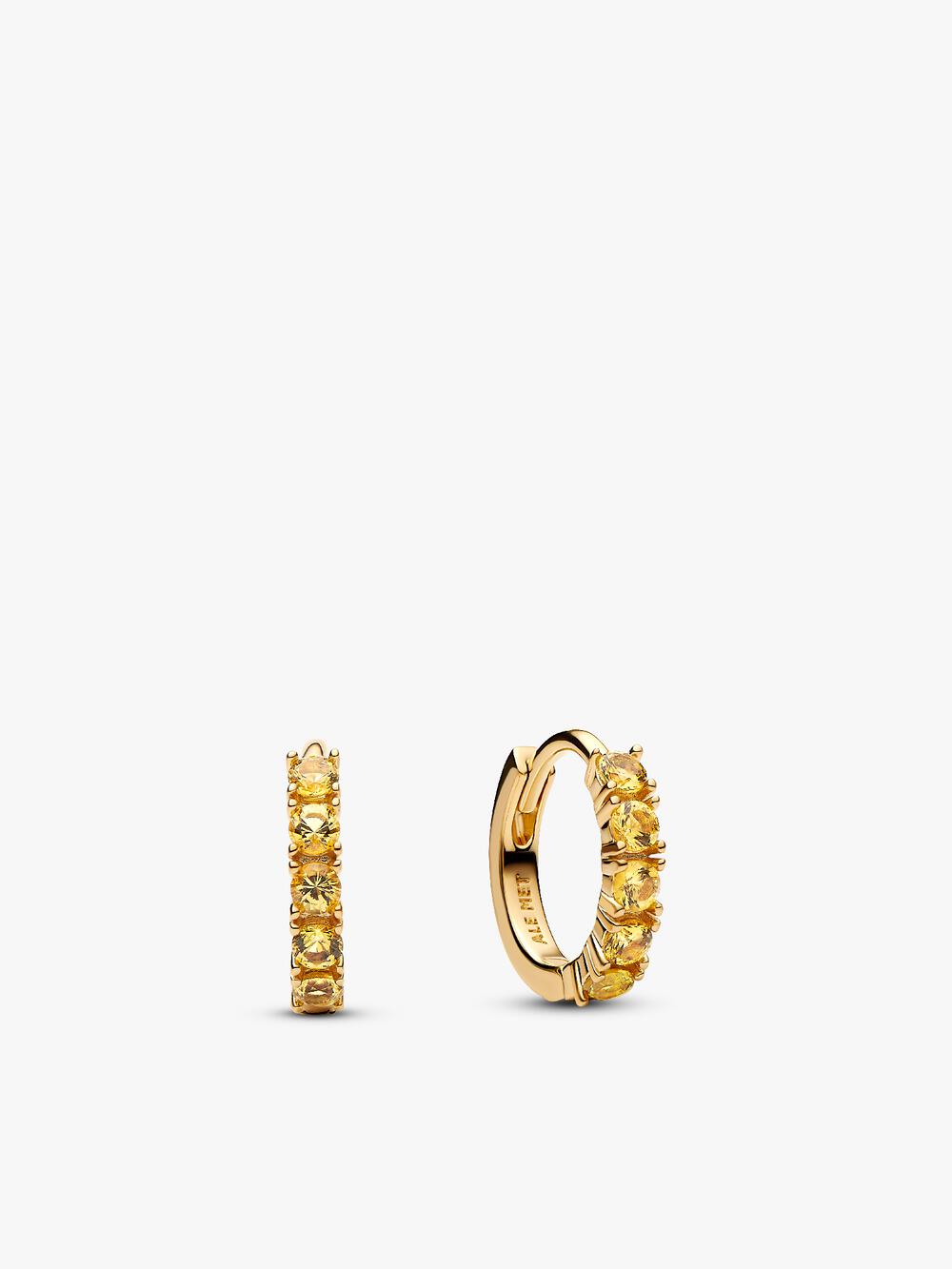 Sparkling Mini Hoop Earrings