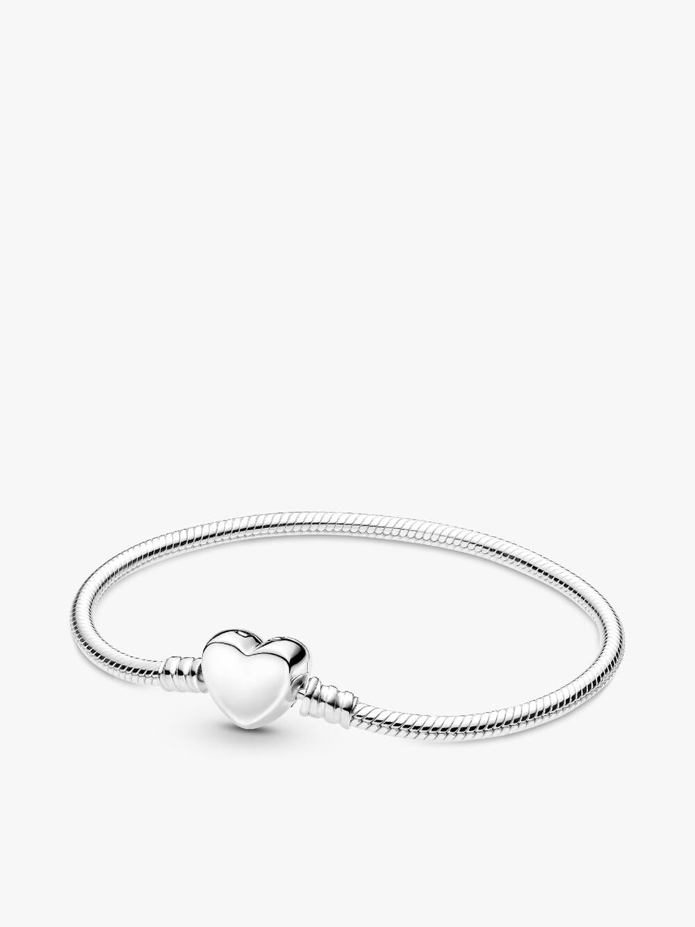 Moments Heart & Snake Chain Bracelet