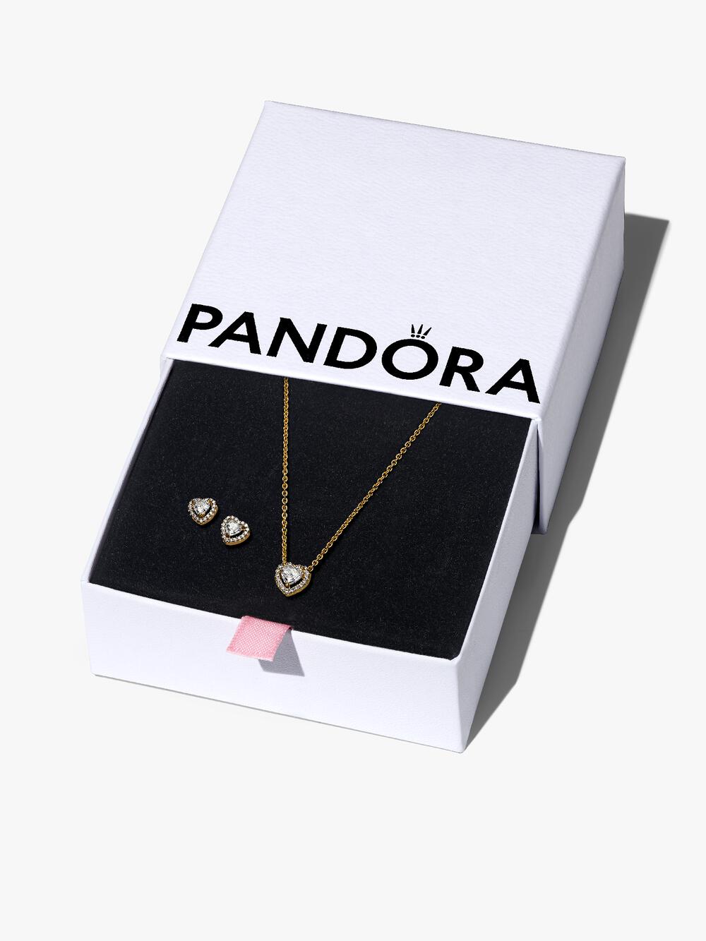 Sparkling Heart Collier Necklace