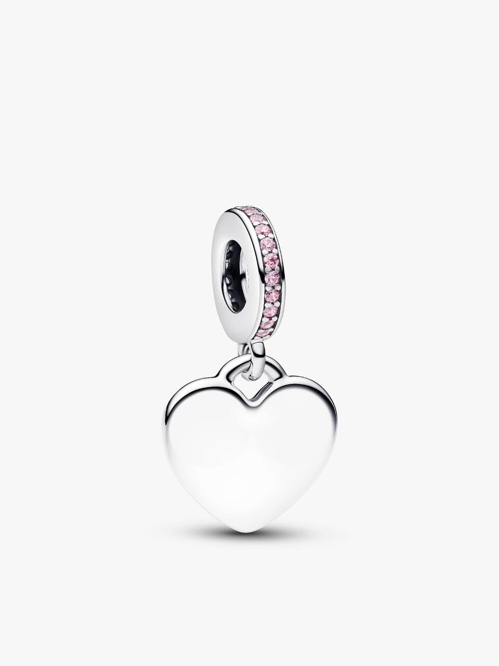 Double Heart Sparkling Ring